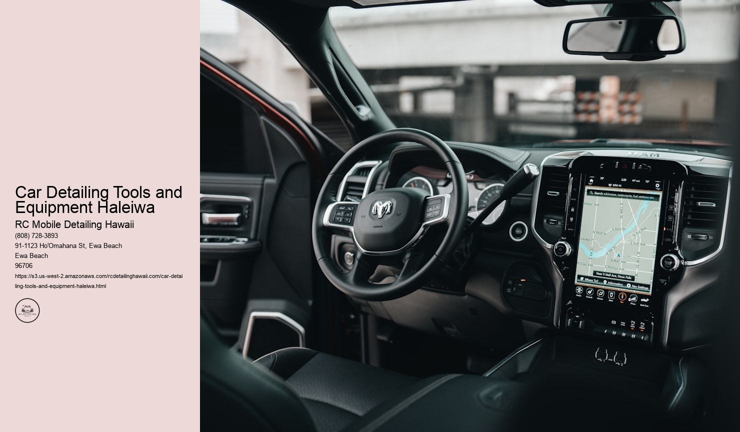 Car Detailing Tools and Equipment Haleiwa