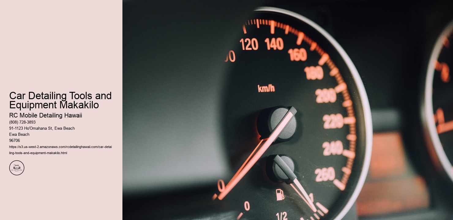 Car Detailing Tools and Equipment Makakilo