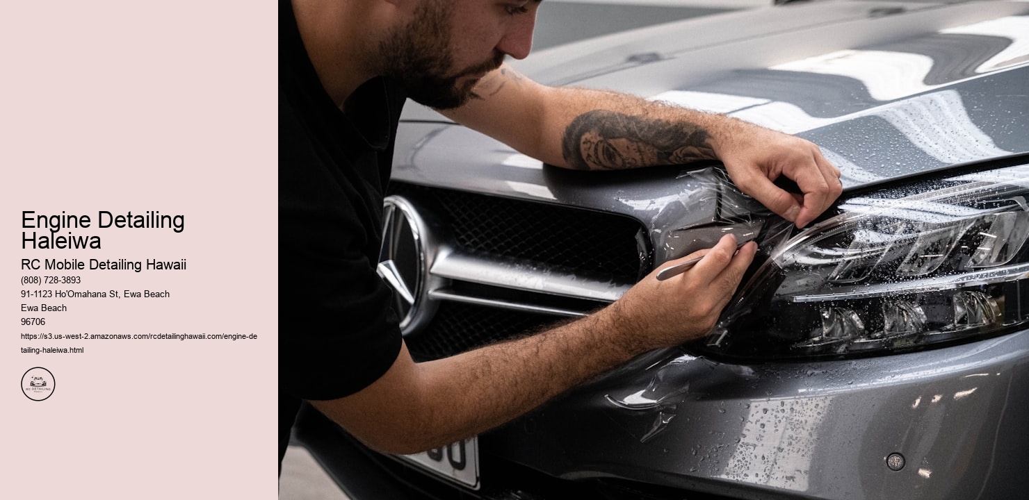 Engine Detailing Haleiwa RC Mobile Detailing Hawaii Engine Detailing Haleiwa