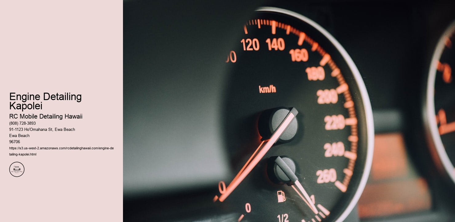 Engine Detailing Kapolei RC Mobile Detailing Hawaii Engine Detailing Kapolei