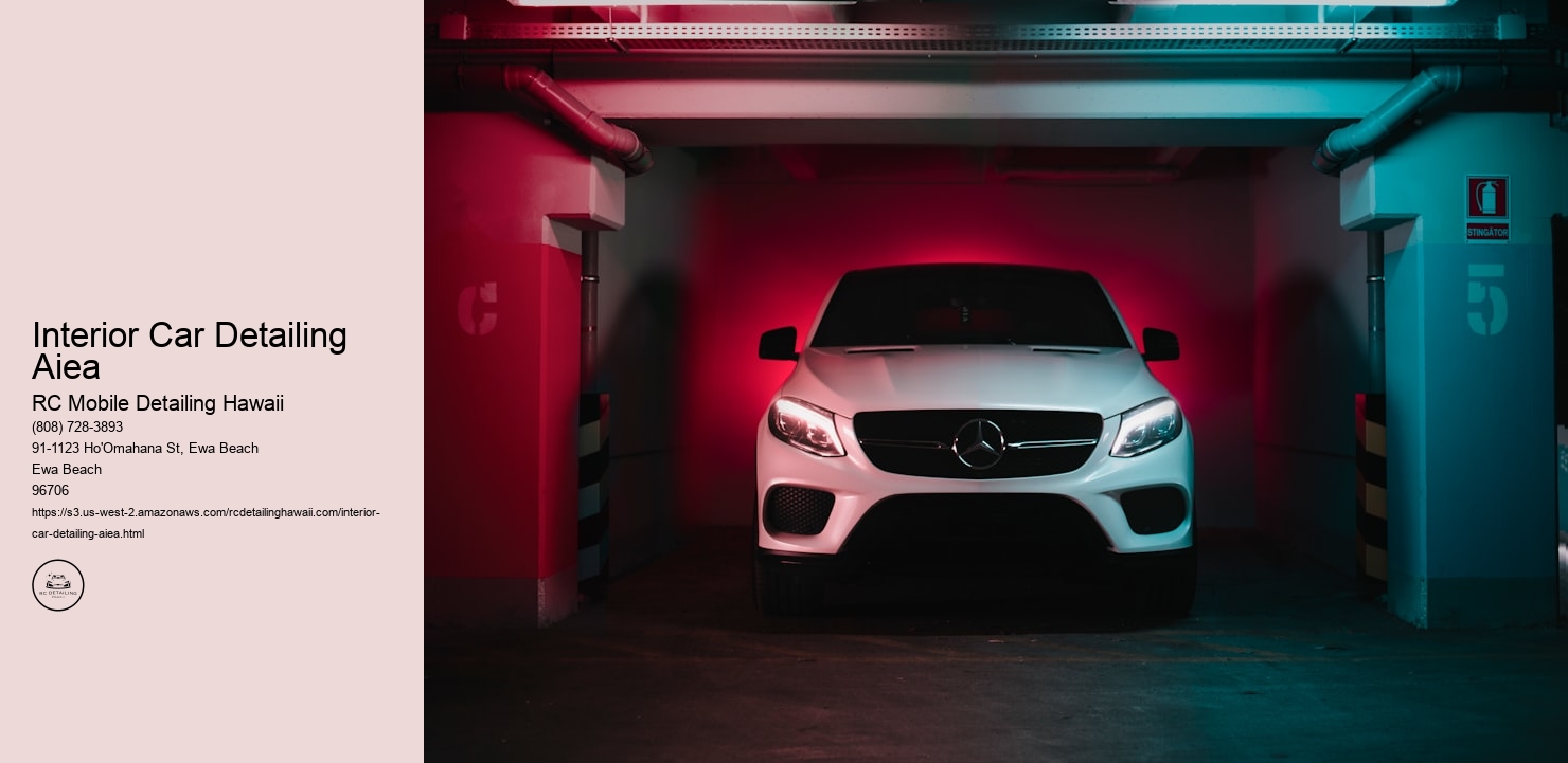 Interior Car Detailing Aiea RC Mobile Detailing Hawaii Interior Car Detailing Aiea