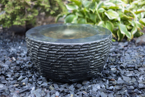 EasyPro Tranquil Decor - Infinity Bowl Fountain Basalt Kit