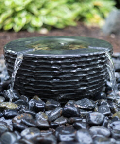 EasyPro Tranquil Decor - Infinity Bowl Fountain Basalt