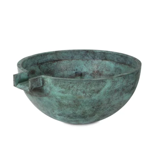 Atlantic-OASE 30" Hammered Brass Bowl - 4" Spillway