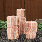 EasyPro Tranquil Decor Designer Series Real Stone Cortez Fountain Columns