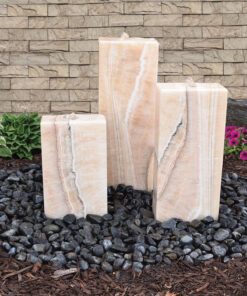 EasyPro Tranquil Decor Designer Series Real Stone Solano Fountain Columns