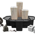 EasyPro Tranquil Decor Designer Series Real Stone Solano Fountain Columns - Image 4