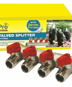 EasyPro 3/4" Statuary Splitter 4-way, 1/2 mpt outlets