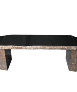 Anjon 52" Recessed Basalt Bench