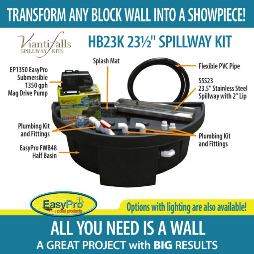 EasyPro Vianti Falls™ 23.5″ Spillway Kit Without Light - Image 6