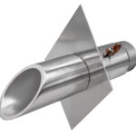 EasyPro  Vianti Falls™ Stainless 2″ Round Scupper With Diamond Plate