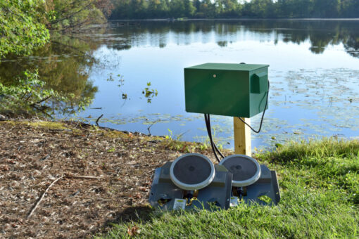 Easy Pro Sentinel Deluxe Aeration System for Rocking Piston Aeration w/ Post Mount Cabinet