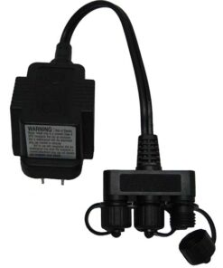 Easy Pro 10 Watt Transformer – 120 volt to 12 volt – with 3 way splitter