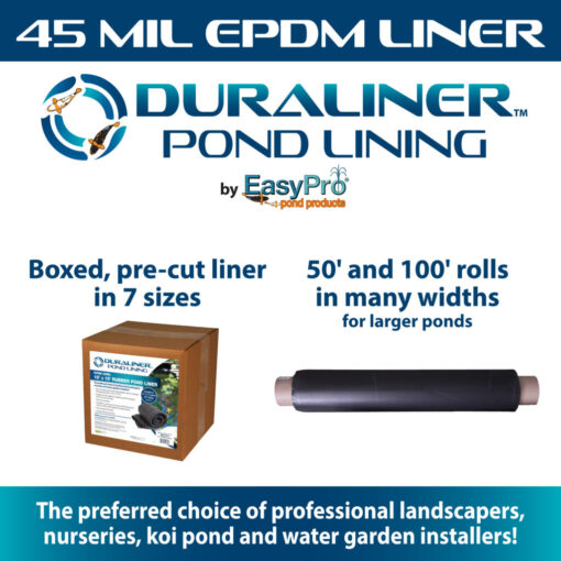 Easy Pro 5′ x 100′ DuraLiner™ Roll – 45mil EPDM Rubber Pond Liner - Image 2