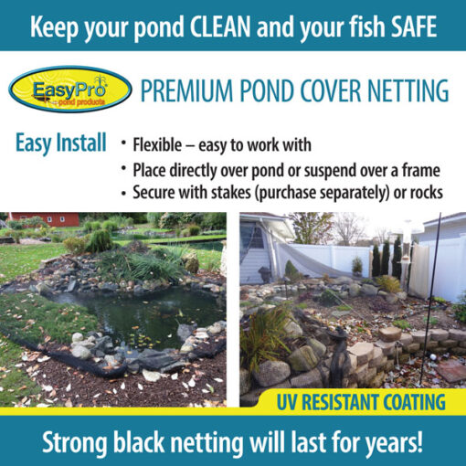 Easy Pro 3/8" Fine Mesh Premium Pond Cover Netting - Image 3
