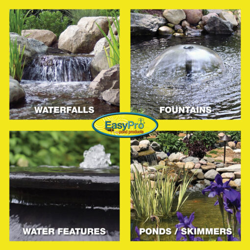 Easy Pro Submersible Mag Drive Pump with Volcano with Waterbell and Double Volcano Nozzles - Image 3