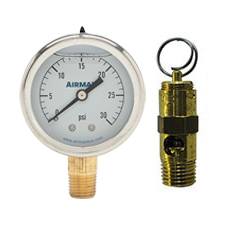 Airmax Pressure Gauge & Relief Valve