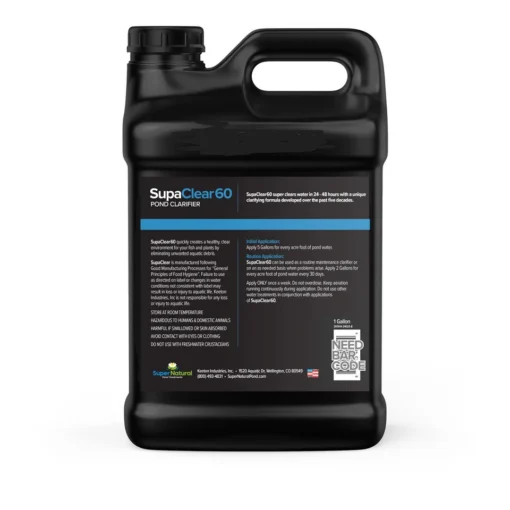 SuperNatural SupaClear +60 Pond Cleaner 1 Gallon - Image 2