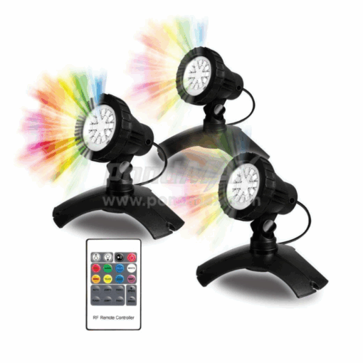 Small Color Changing LED 3 Light Kit