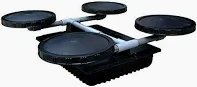 Blue Diamond 10" Quad Disk Diffuser Station