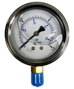Matala Compressor Pressure Gauge - Oil Filled