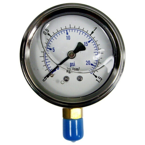 Matala Compressor Pressure Gauge - Oil Filled