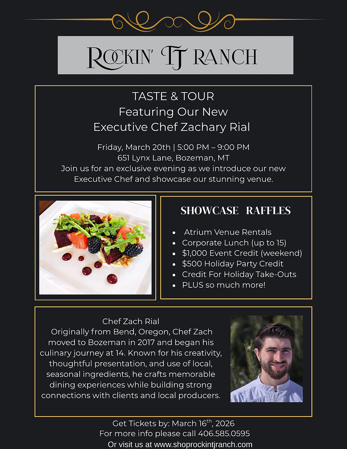 										Rockin TJ Culinary Showcase featuring Executive Chef Zachary 5 x 7 in 4 25 x 5 5 in
																		