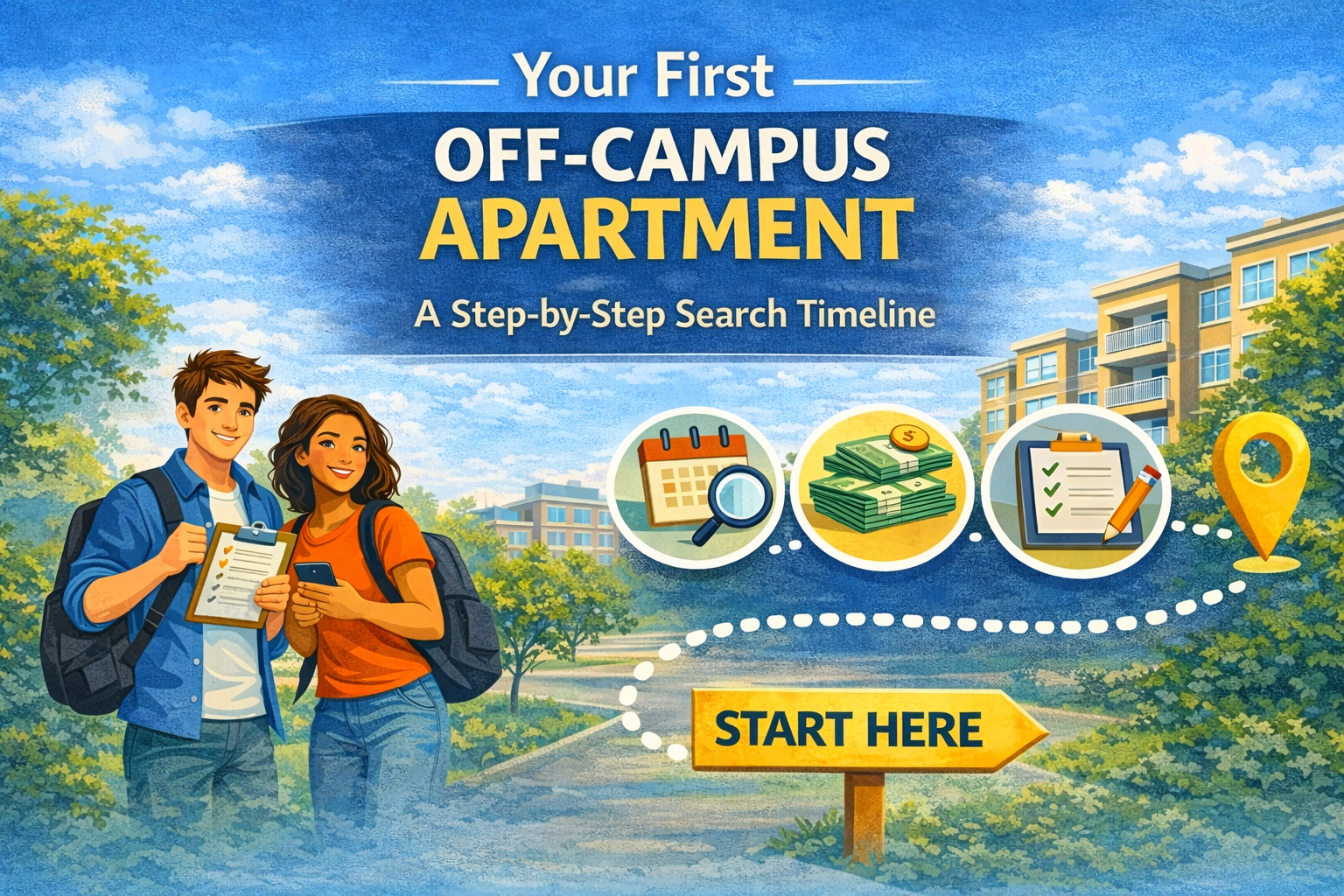 Your First Off-Campus Apartment: A Step-by-Step Search Timeline