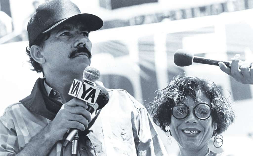 Daniel Ortega y Rosario Murillo en 1995. LA PRENSA/Archivo.