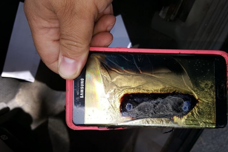 Samsung: defectos en baterías provocaron incendios del Galaxy Note 7