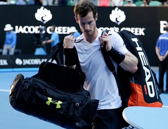 El británico Andy Murray quedó fuera. LAPRENSA/ AP