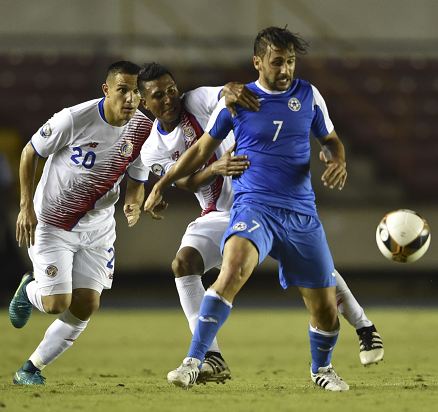 Daniel Cadena destacó en la Copa Centroamericana. LAPRENSA/ AFP