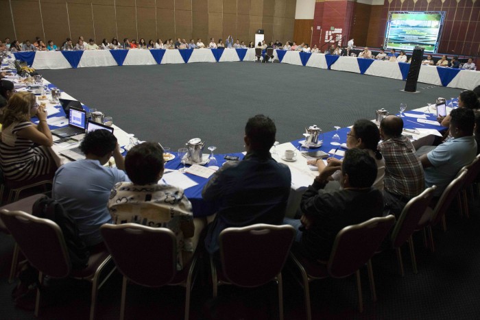 Más de 80 organizaciones de la sociedad civil se reúnen para reflexionar sobre su quehacer y cómo pueden innovar. LAPRENSA/ URIEL MOLINA