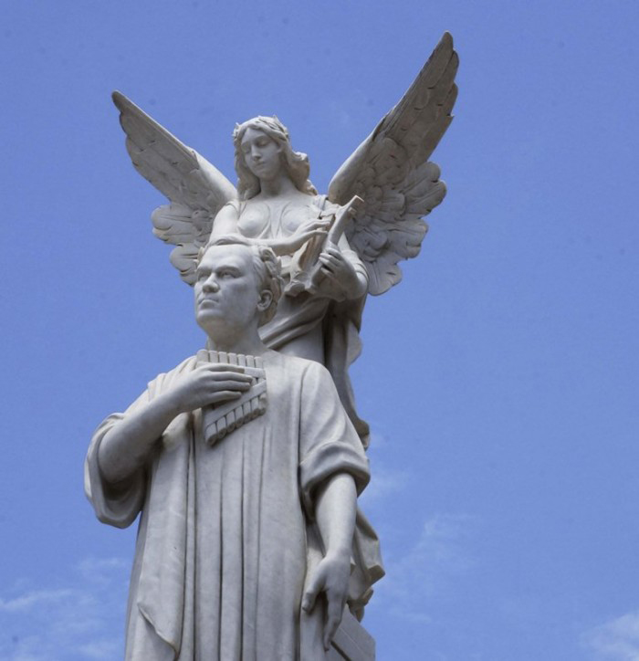 Recital al aire libre por Darío