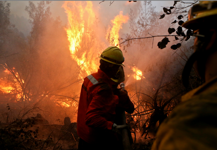 Más de 40 detenidos por incendios forestales en Chile