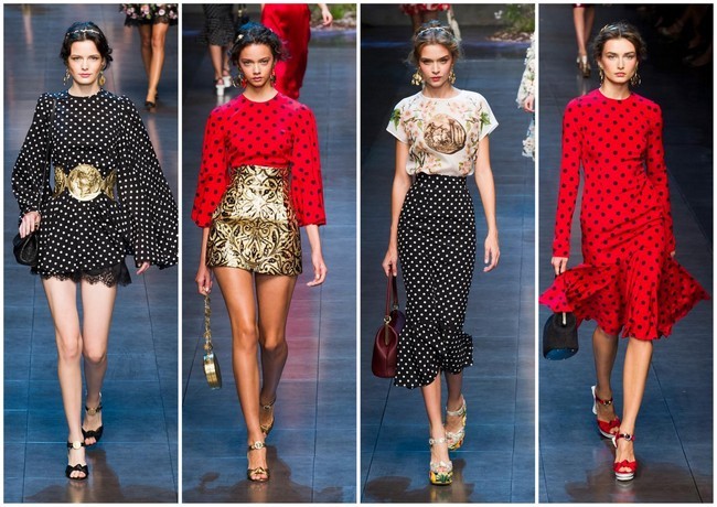 Estampado de lunares