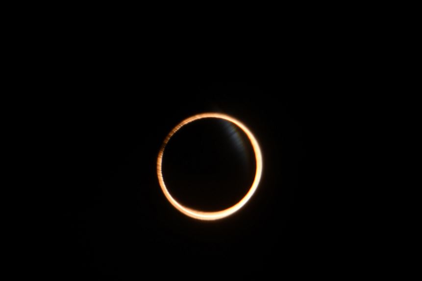 anillo de fuego, eclipse anular solar,