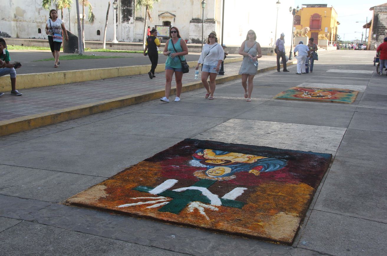 alfombras religiosas, León