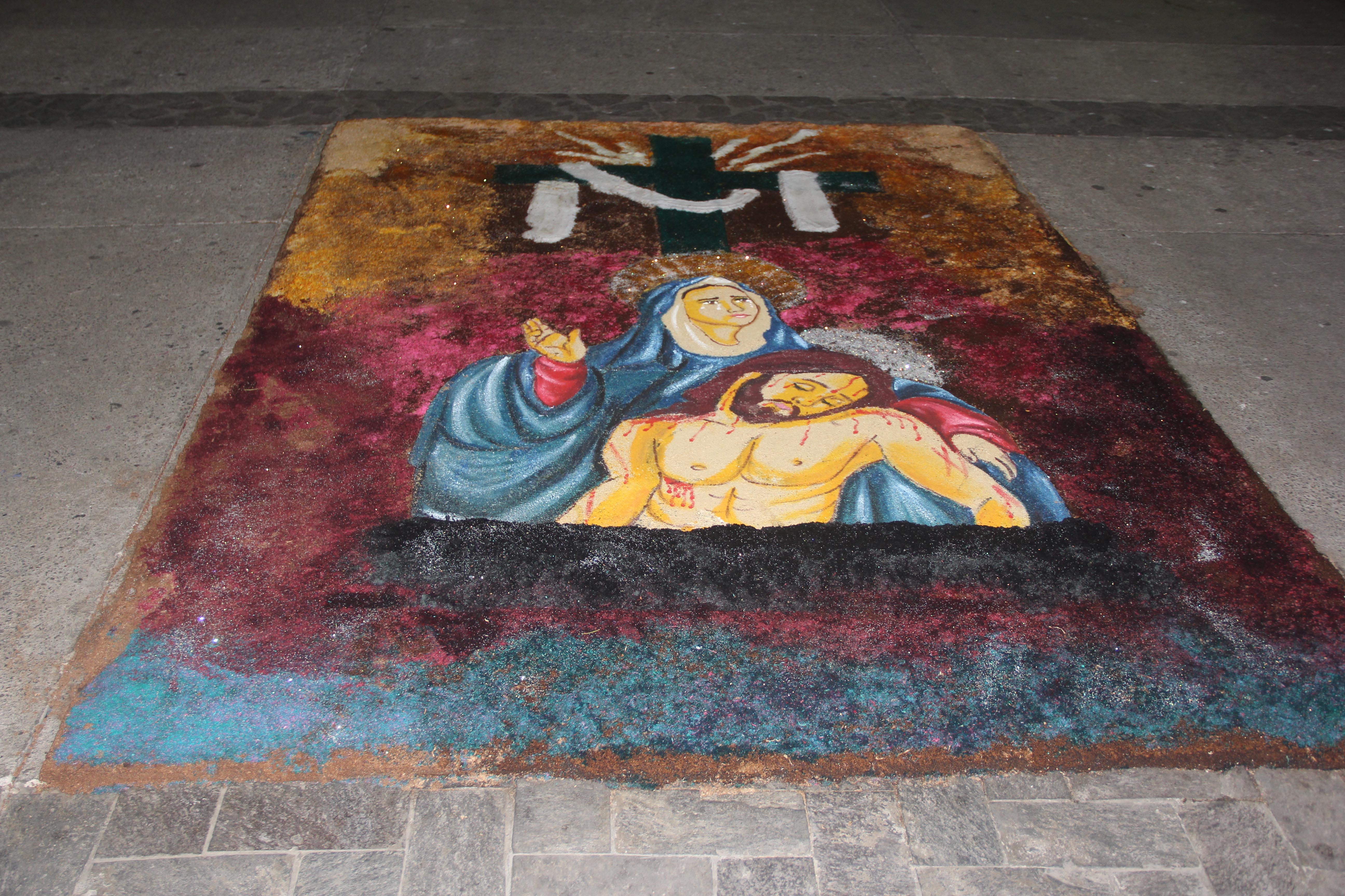 alfombras religiosas, León