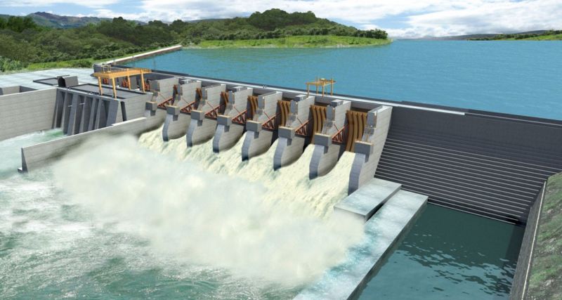 Apawas, Hidroeléctrica, energía