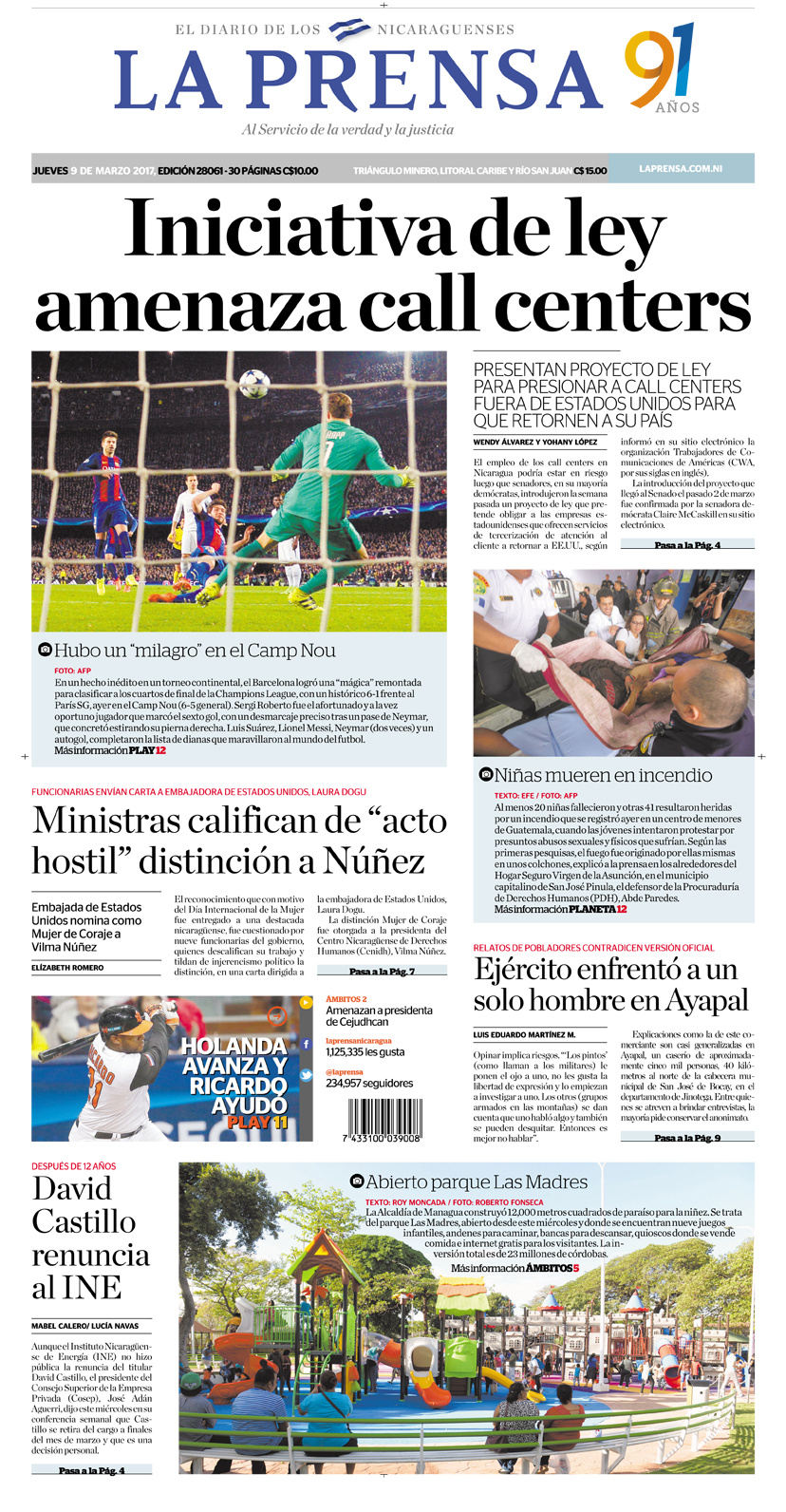 Portada Impresa 09-03-2017