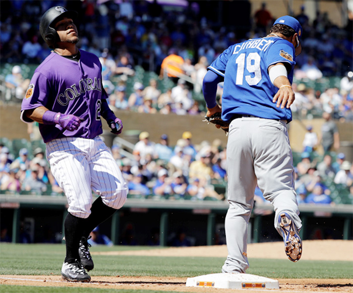Cheslor Cuthbert pegó dos hits y sigue en ascenso en el spring training