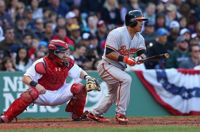 Primer jonrón de Everth Cabrera en el spring training de las Grandes Ligas