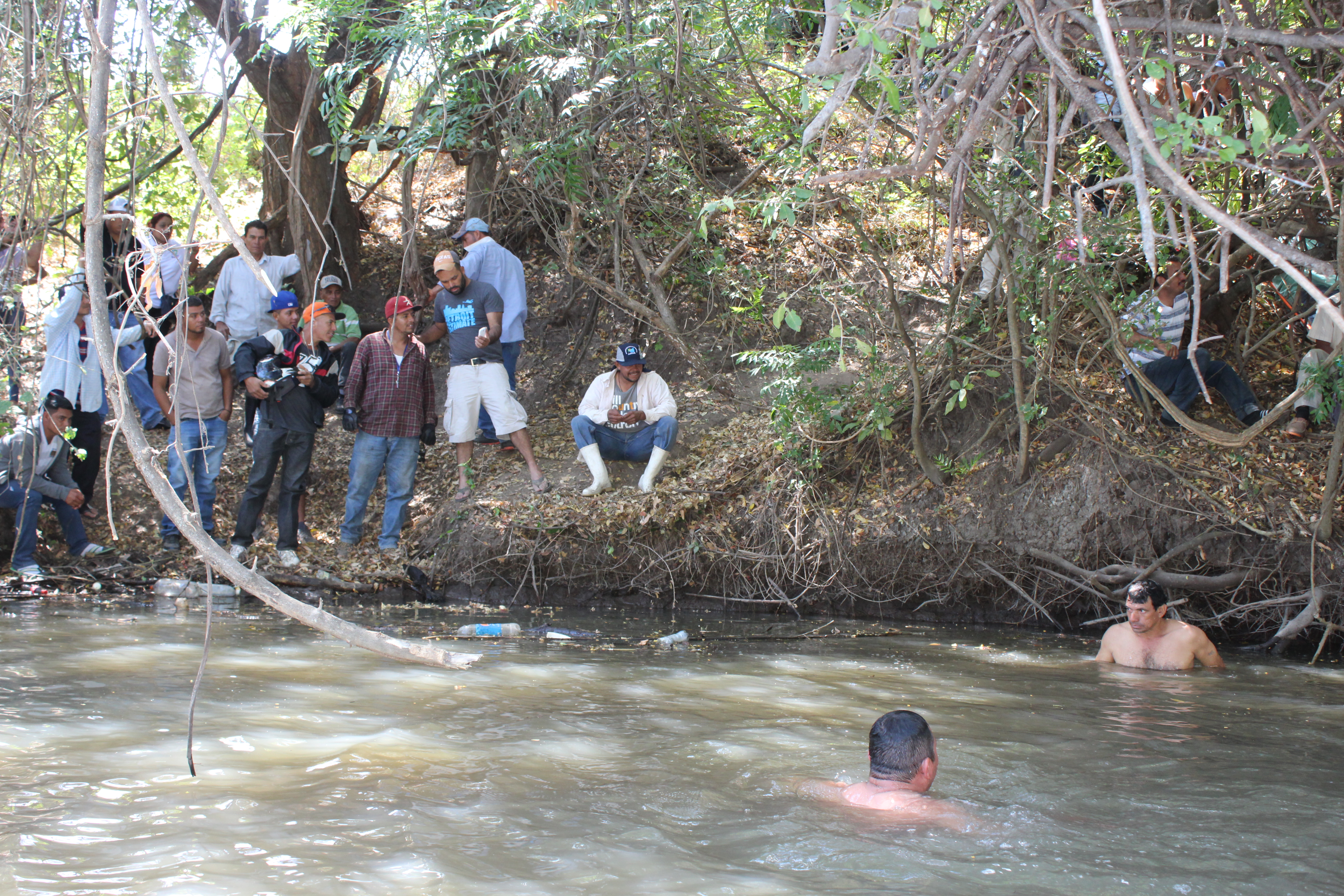 Buscan a hombre que se tiró a un río para escapar de enjambre de abejas en Sébaco