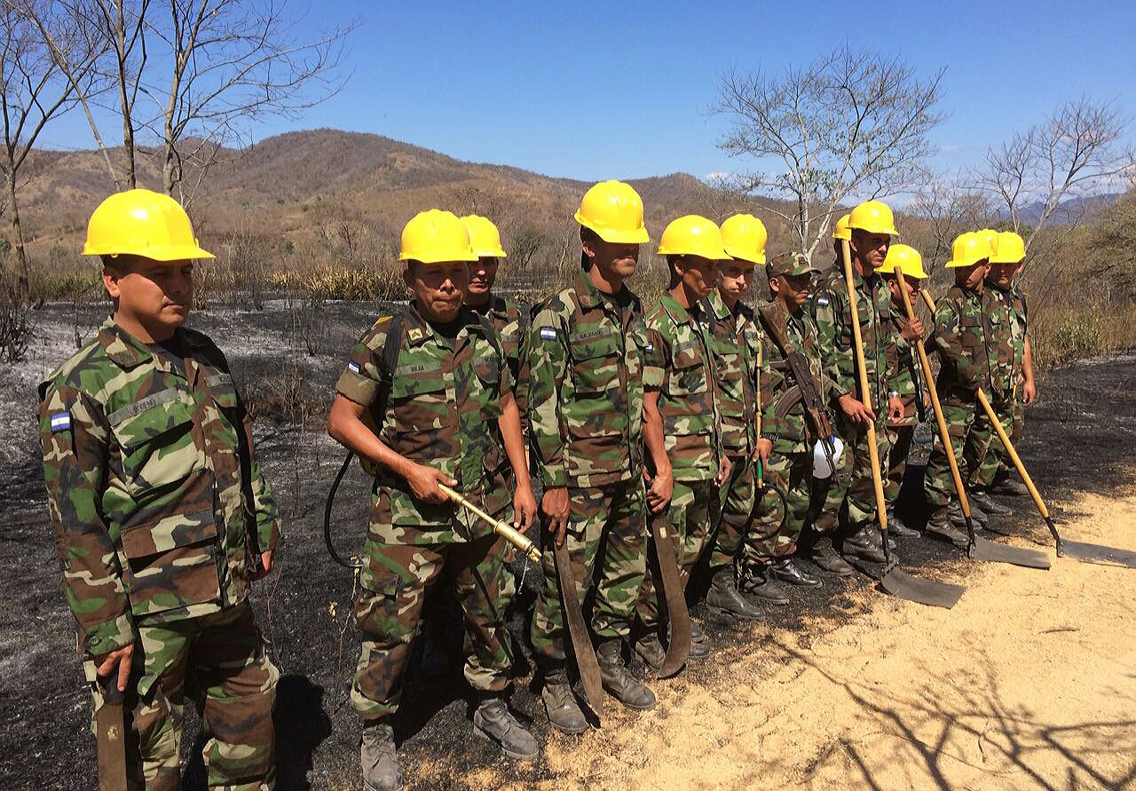 Incendio forestal arrasa con finca en Ocotal