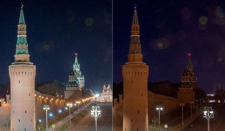 hora del planeta, Rusia, Kremlin