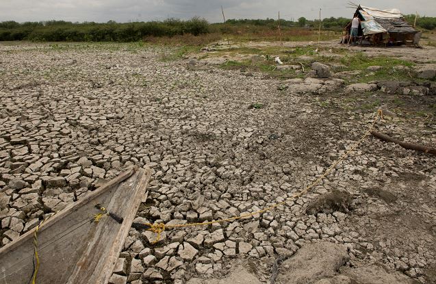 Lago Xolotlán, víctima del invierno y las altas temperaturas