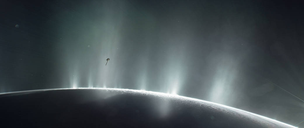 La NASA encuentra hidrógeno en una luna de Saturno