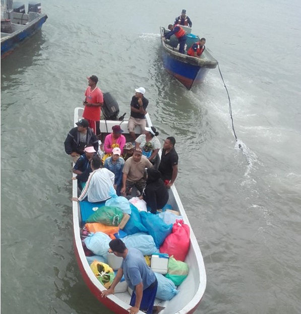 Fuerza Naval rescata a brigada médica luego de quedar a la deriva en el Caribe