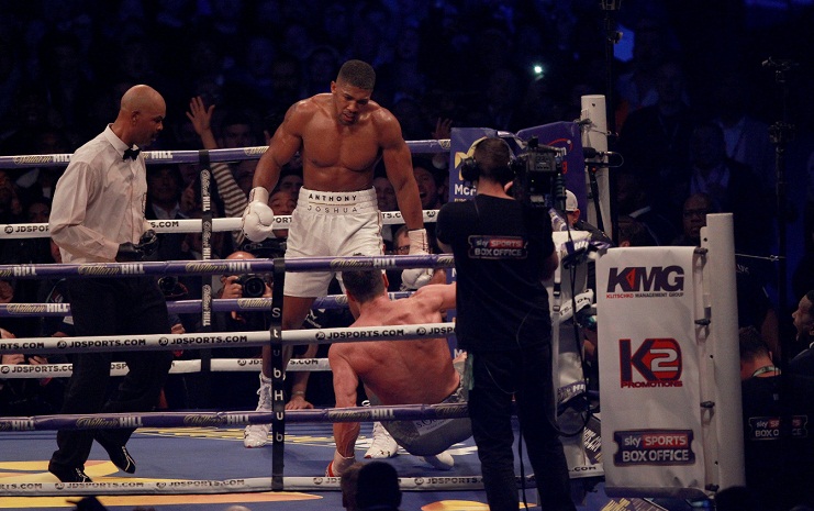 Anthony Joshua noquea a Wladimir Klitschko y unifica cinturones
